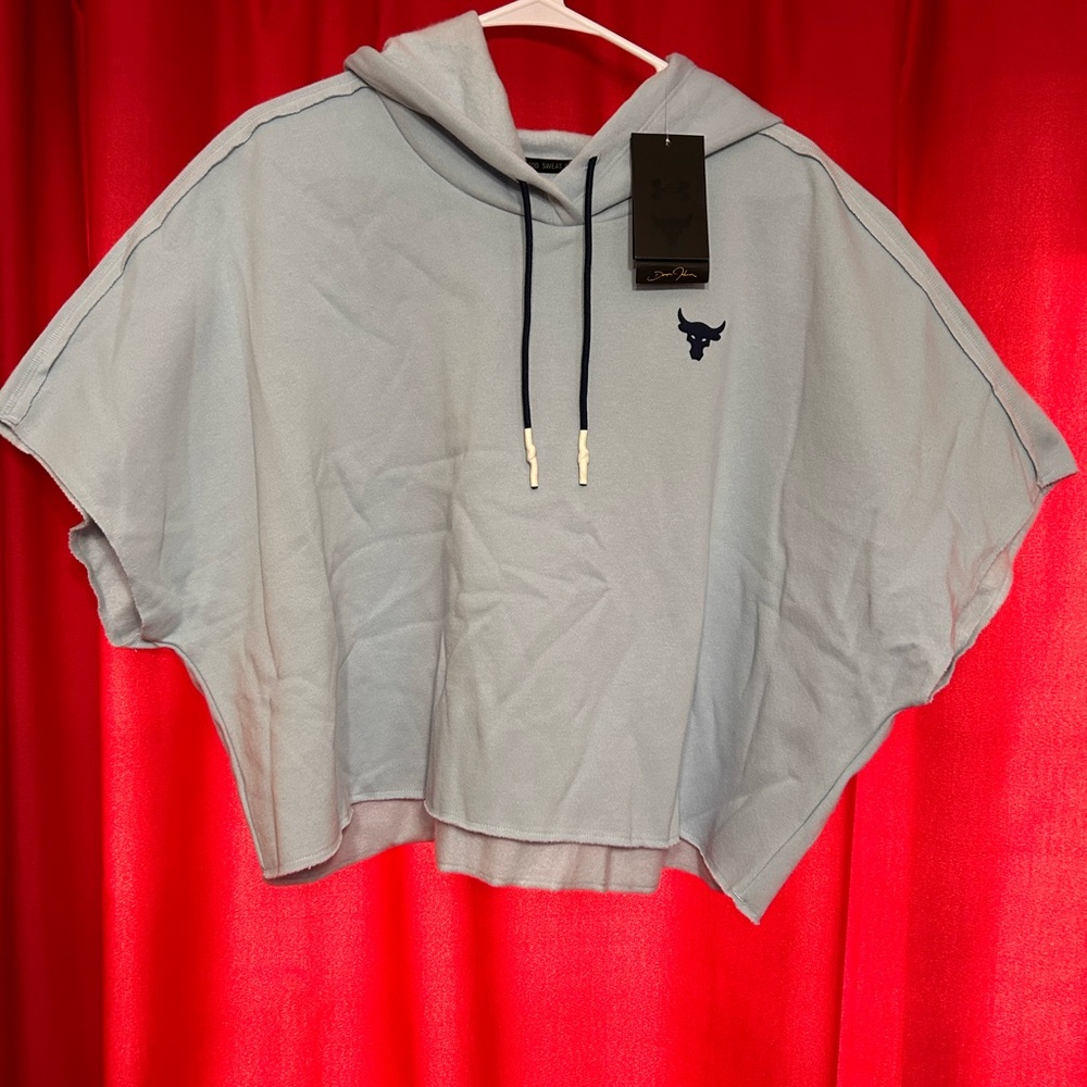 Women's Blue Hooded Top